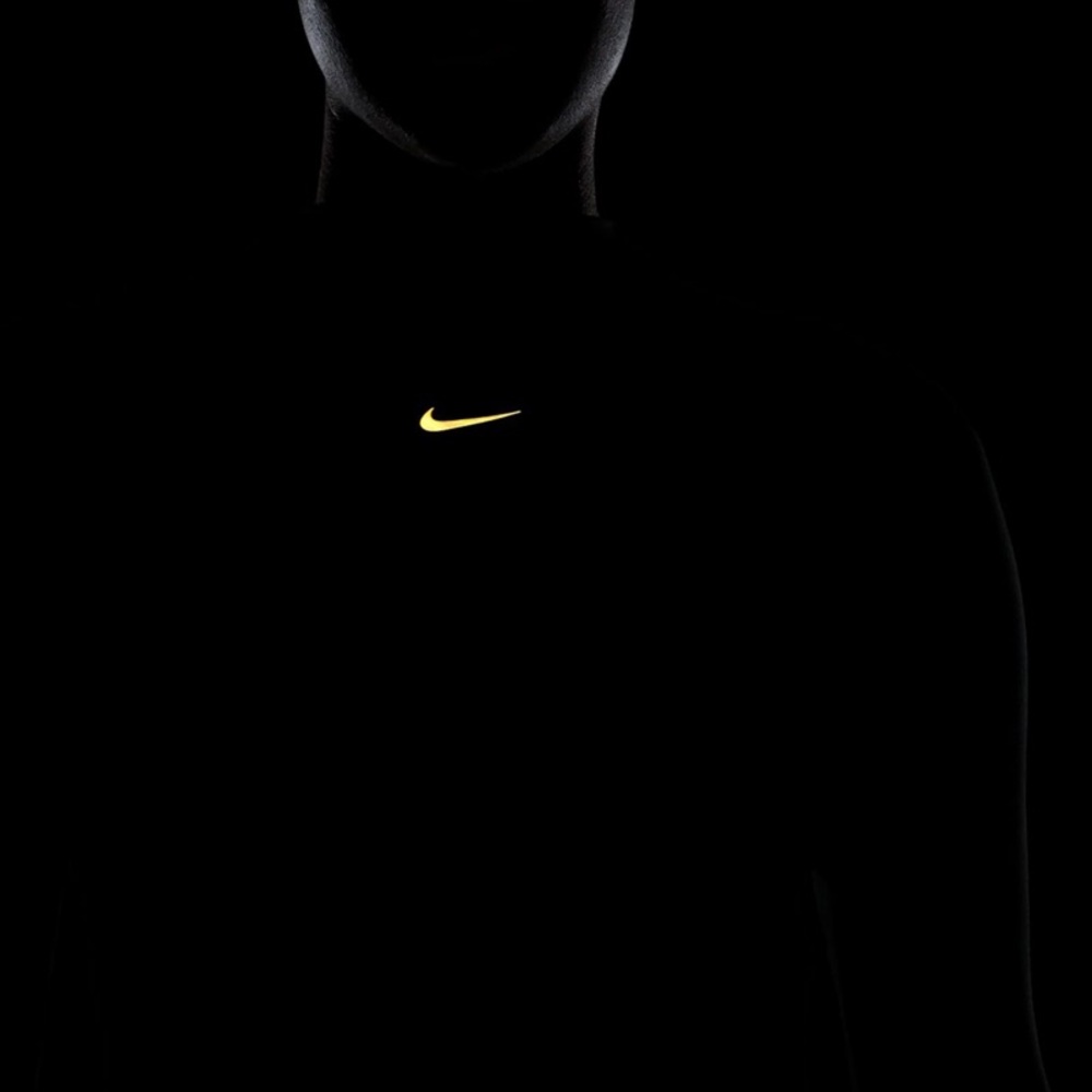 NWT Nike Women's One Dri-FIT Luxe Long Sleeve Cropped Top Size XL Black - Picture 5 of 6